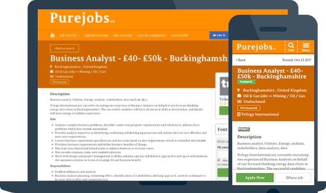 Great looking job adverts on any device